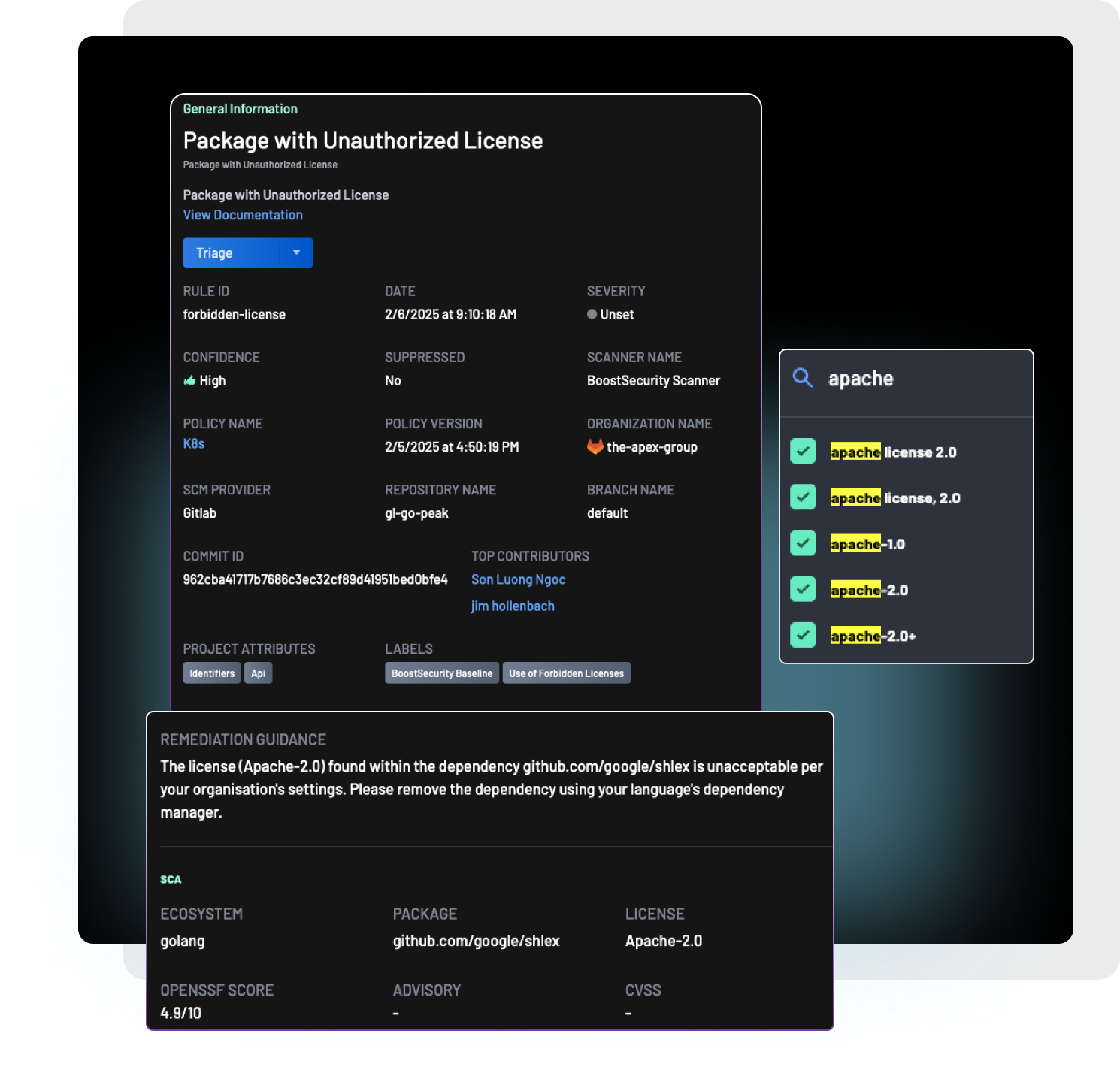 Elimiate License Risk